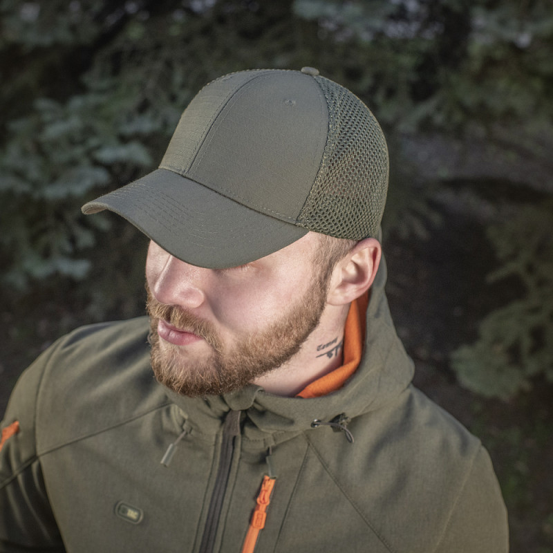 M-Tac бейсболка з сіткою Flex ріп-стоп Army Olive