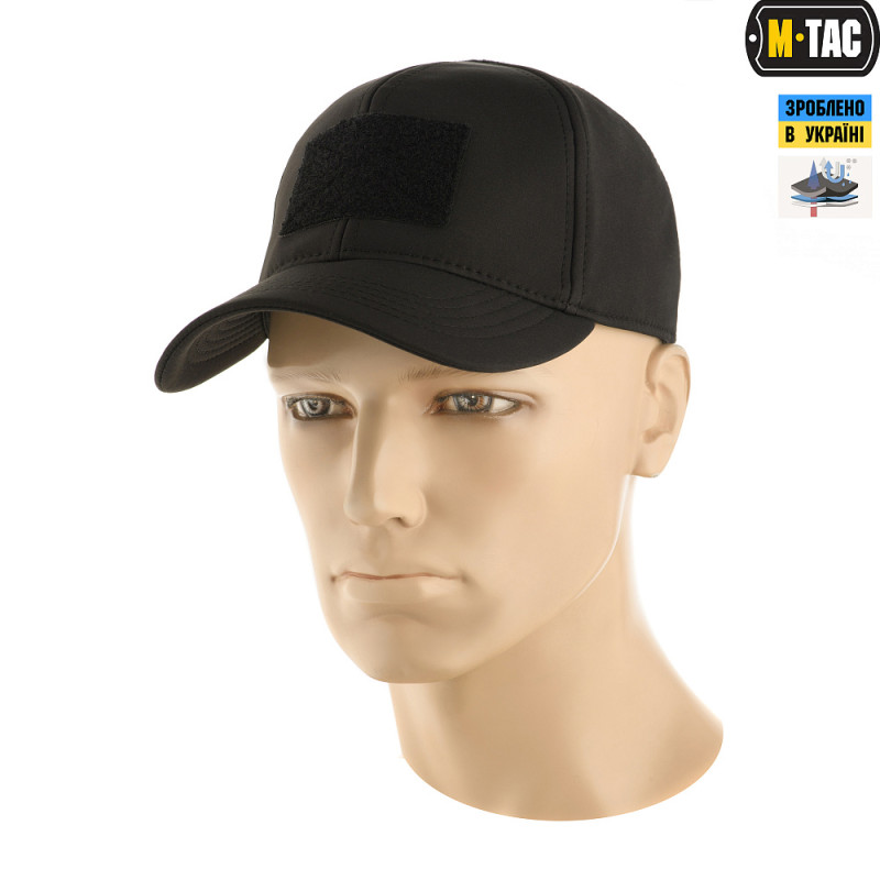 M-Tac бейсболка тактична зимова softshell Cold Weather чорна