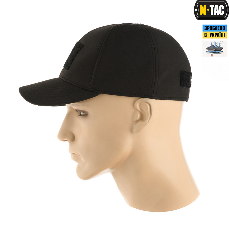 M-Tac бейсболка тактична зимова softshell Cold Weather чорна