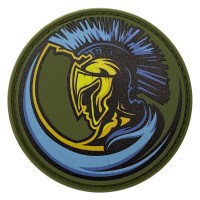 Мілітарка™ шеврон Spartan ПВХ жовто-блакитний