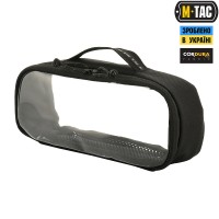 M-TAC ОРГАНАЙЗЕР УТИЛІТАРНИЙ ПРОЗОРИЙ ELITE MEDIUM (26Х11 СМ) ЧОРНИЙ