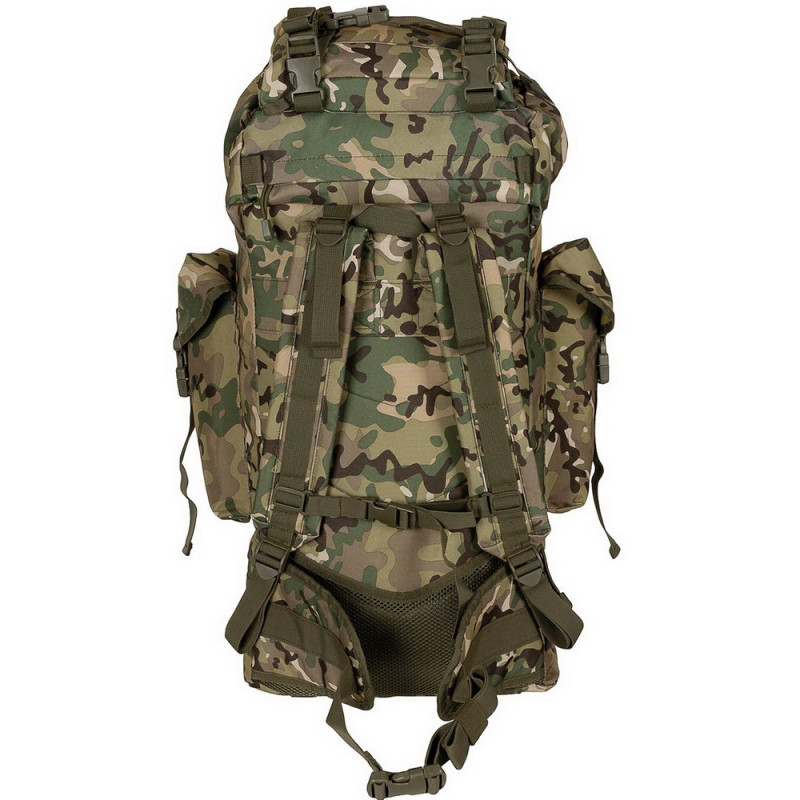 Рюкзак рейдовий MFH Combat Backpack з алюмінієвою вставкою 65 л Multicam
