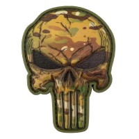 Мілітарка™ шеврон Punisher ПВХ MultiCam