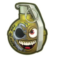 Мілітарка™ шеврон граната Born to Kill ПВХ