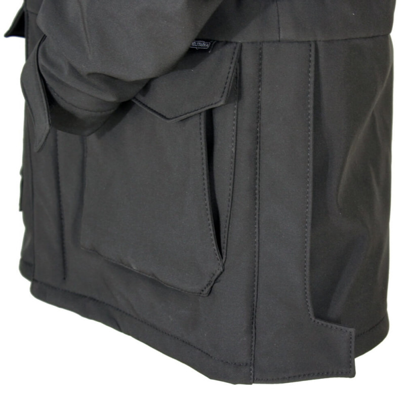 Мілітарка™ куртка M65 SoftShell чорна